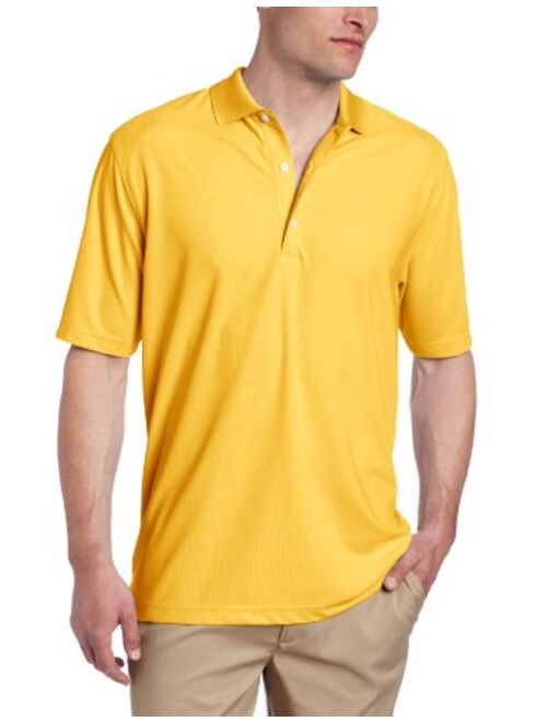 Greg Norman Men's Protek micro pique solid polo