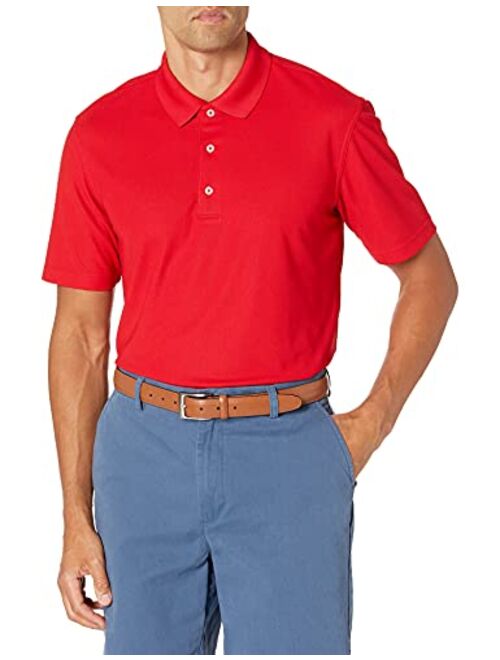 Greg Norman Men's Protek micro pique solid polo