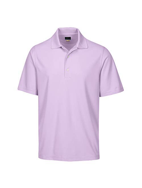 Greg Norman Men's Protek micro pique solid polo