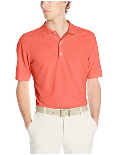 Greg Norman Men's Protek micro pique solid polo