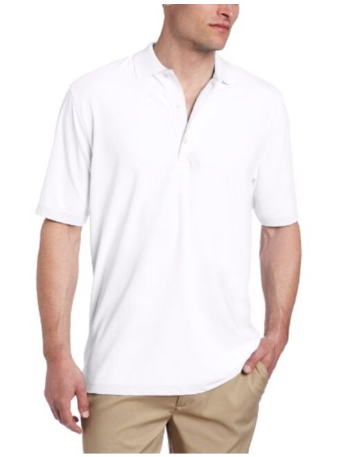 Greg Norman Men's Protek micro pique solid polo