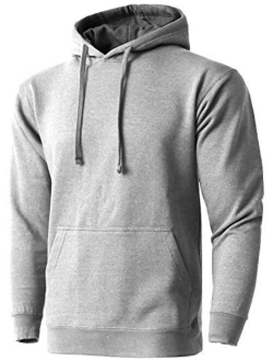 Hat and Beyond Mens Pullover Hoodie Heavyweight Fleece Pocket Long Sleeve Active Hooded Sweatshirts