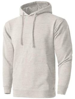 Hat and Beyond Mens Pullover Hoodie Heavyweight Fleece Pocket Long Sleeve Active Hooded Sweatshirts