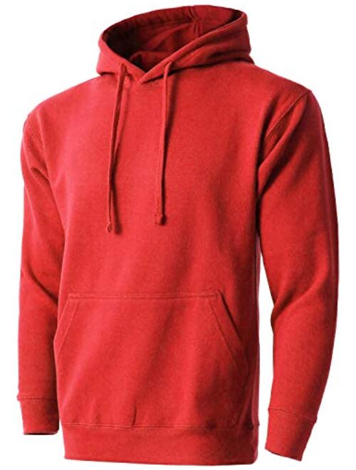 Hat and Beyond Mens Pullover Hoodie Heavyweight Fleece Pocket Long Sleeve Active Hooded Sweatshirts