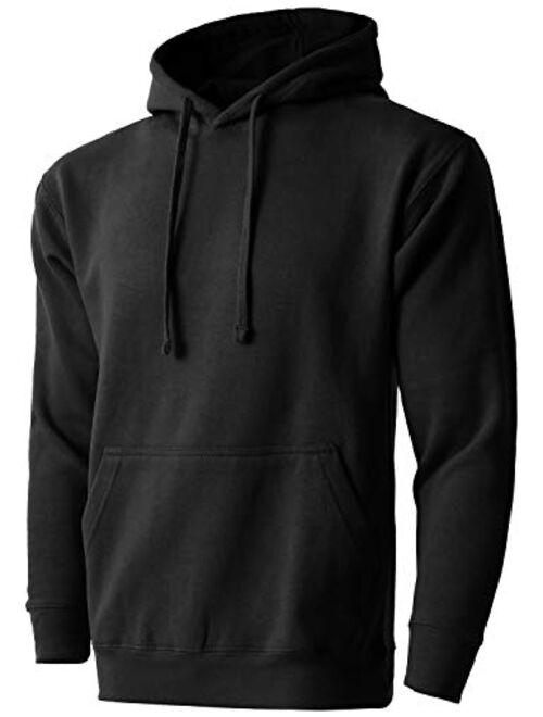 Hat and Beyond Mens Pullover Hoodie Heavyweight Fleece Pocket Long Sleeve Active Hooded Sweatshirts