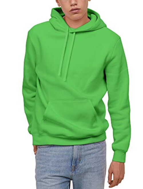 Hat and Beyond Mens Pullover Hoodie Heavyweight Fleece Pocket Long Sleeve Active Hooded Sweatshirts