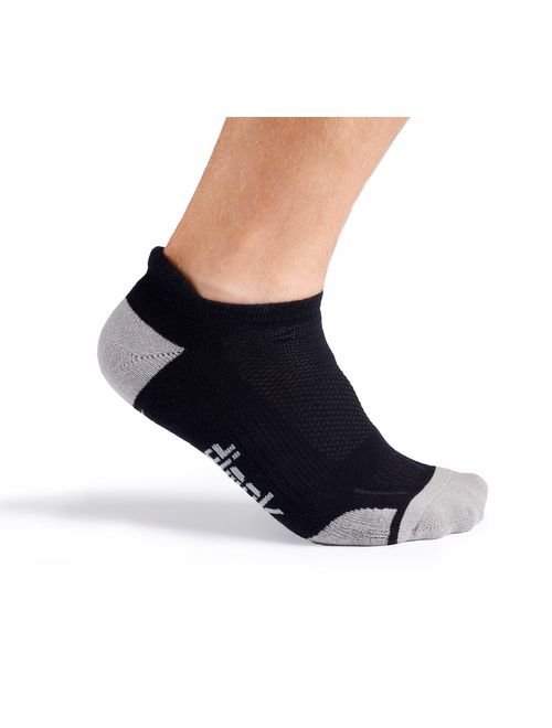 Athletic Running Socks - No Show Wicking Blister Resistant Long Distance Sport Socks for Men and Women