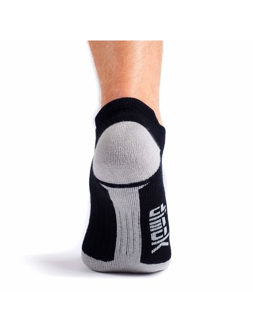 Athletic Running Socks - No Show Wicking Blister Resistant Long Distance Sport Socks for Men and Women