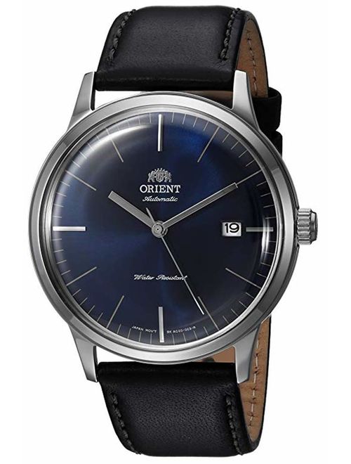 Orient '2nd Gen Bambino Version III' Japanese Automatic Stainless Steel and Leather Dress Watch