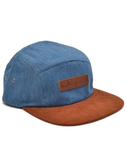 Skyed Apparel 5 Panel Hat Collection with Genuine Leather Strap (Multiple Colors)