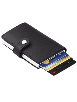 HONB RFID Slim Wallet Front Pocket Wallet Minimalist Secure Thin Credit Card Holder