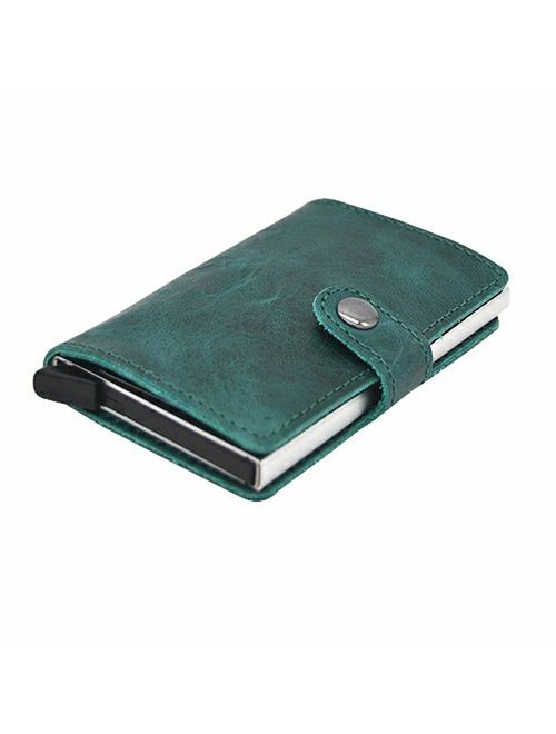 HONB RFID Slim Wallet Front Pocket Wallet Minimalist Secure Thin Credit Card Holder