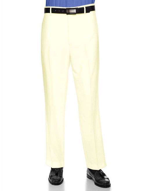 RGM Men's Flat Front Dress Pant Modern Fit - Perfect for Every Day!