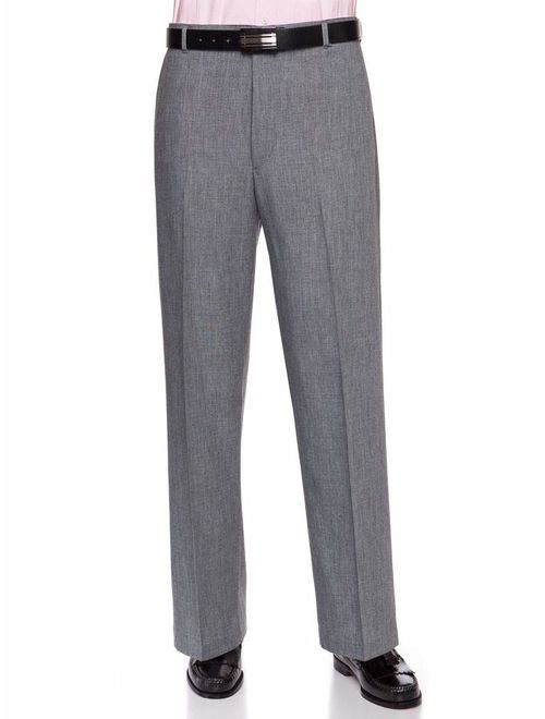 RGM Men's Flat Front Dress Pant Modern Fit - Perfect for Every Day!