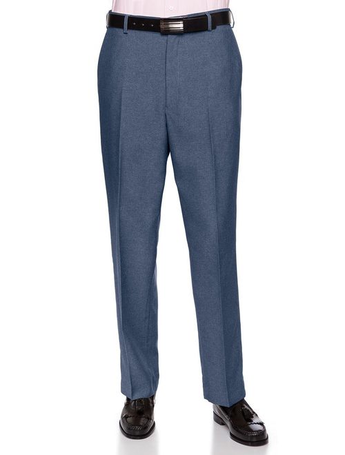 RGM Men's Flat Front Dress Pant Modern Fit - Perfect for Every Day!