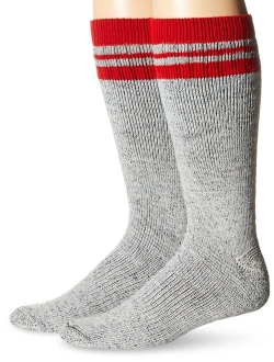 Men's 2 Pack Wool Blend Boot Crew Socks