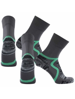 SuMade 100% Waterproof Socks, Unisex Breathable Outdoor Dry Fit Moisture Wicking Hiking Cycling Skiing Crew Socks