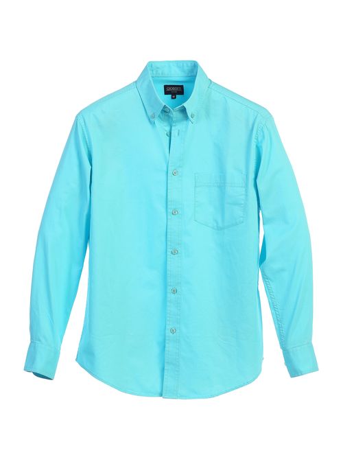 Gioberti Mens Long Sleeve Casual Twill Shirt