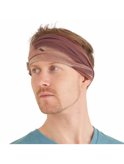 CHARM Casualbox | Mens Elastic Headband Tie Dye Japanese Boho Bandana Hair Band Hippie