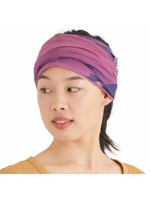 CHARM Casualbox | Mens Elastic Headband Tie Dye Japanese Boho Bandana Hair Band Hippie