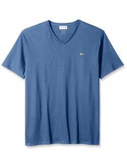 Men's Short Sleeve Jersey Pima V Neck T-Shirt