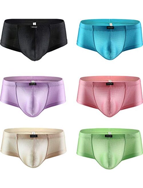 Buy iKingsky Men's Cheeky Thong Underwear Sexy Mini Cheek Boxer Briefs ...