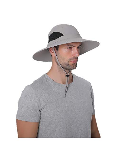 KPWIN Fishing Hat, Safari Hat Cap with UPF 50 Sun Protection for Men and Women