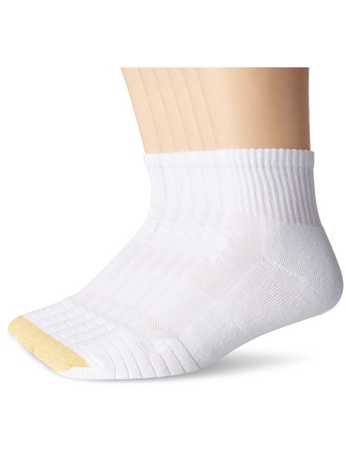Gold Toe Men's Tech Quarter Socks (6 Pair Pack)