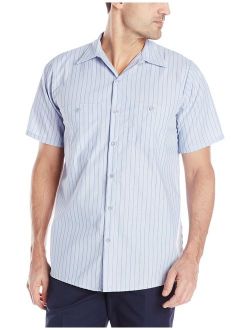 Red Kap Men's Industrial Stripe Work Shirt