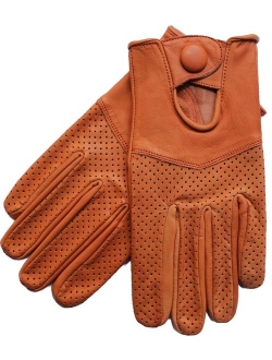 Riparo Motorsports Men's Half Mesh Leather Driving Gloves