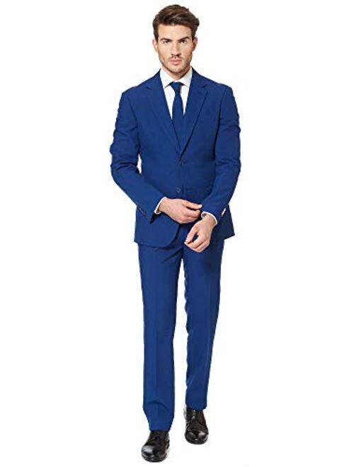 OppoSuits Men's The Blue Party Costume Suit