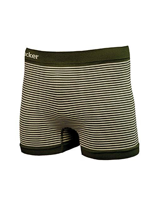 Knocker Nylon Stretchable Compression Boxer Brief 6-pcs Set, Assorted Colors