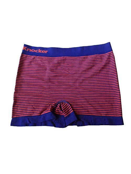 Knocker Nylon Stretchable Compression Boxer Brief 6-pcs Set, Assorted Colors