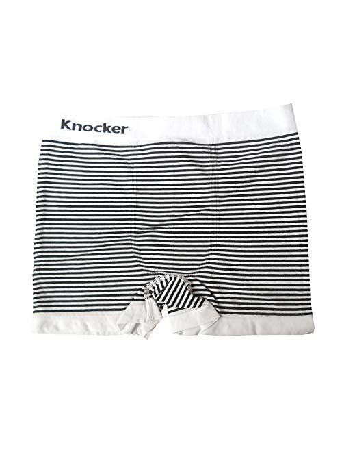 Knocker Nylon Stretchable Compression Boxer Brief 6-pcs Set, Assorted Colors