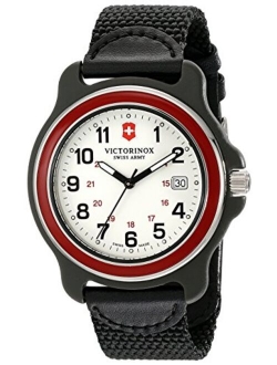 Victorinox Men's 249087 Original XL Black Stainless Steel Watch