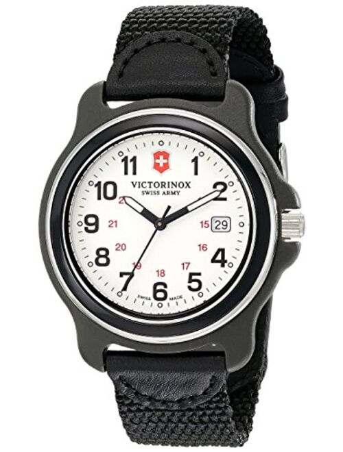 Victorinox Men's 249087 Original XL Black Stainless Steel Watch