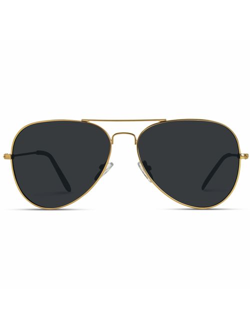 WearMe Pro - Premium Classic Fashion Design Polarized Lens Aviator Sunglasses