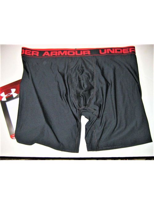 Under Armour Men's Polyester Solid Elastic Waist The Original 6'' Boxerjock