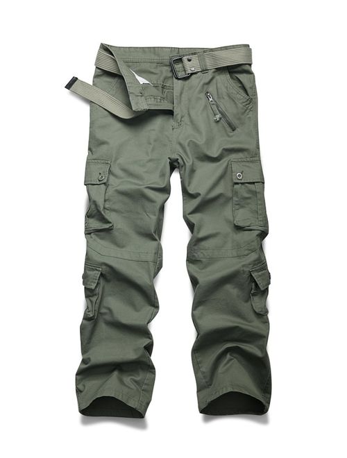 OCHENTA Men's Outdoor Woodland Military Cargo Pant