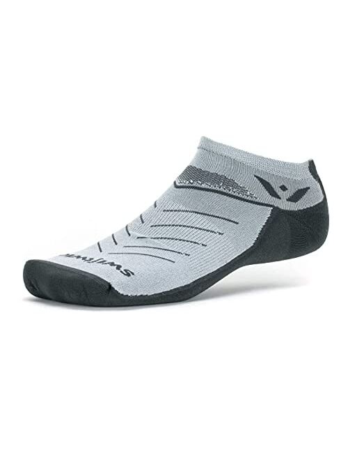 Swiftwick- VIBE ZERO Trail and Road Running Socks, No-Show