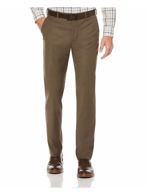 Perry Ellis Men's Portfolio Modern Fit Flat Front Bengaline Pant