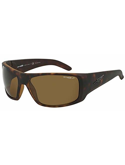 Arnette Men's AN4179 La Pistola Rectangular Wrap Sunglasses