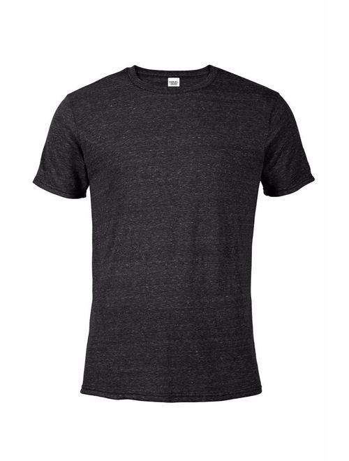 Casual Garb Men's Snow Heather Fitted T Shirt Short Sleeve Crew Neck T-Shirts for Men