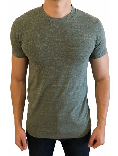 CC Perfect Slim Fit T Shirts for Men | Ultra Soft Fitted Crew Neck T-Shirts for Men | Short Sleeve Mens Plain T Shirts