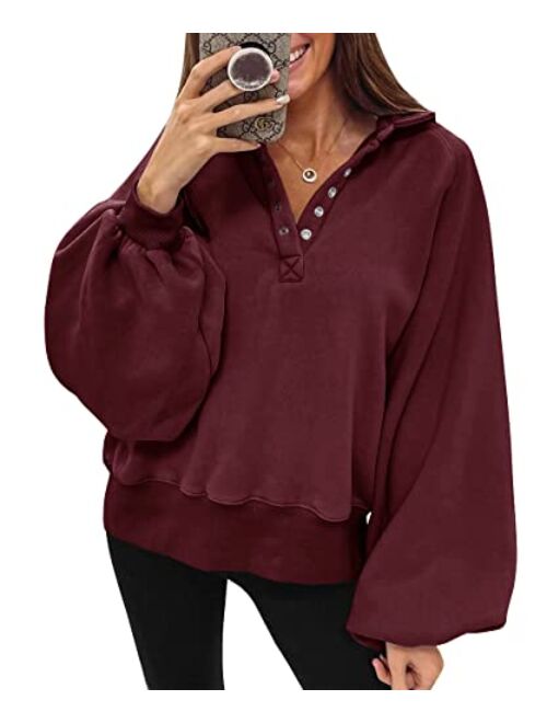 Yanekop Womens Color Block Pullover Leopard Print Sweatshirt Raglan Long Sleeve Loose Tunic Shirts Tops