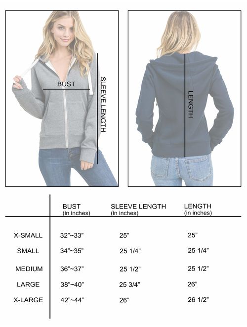 esstive Women's Ultra Soft Fleece Midweight Casual High-Neck Solid Pullover Hoodie Sweatshirt