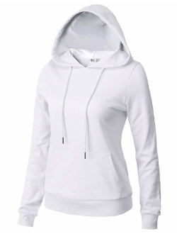 H2H Womens Casual Slim Fit Hoodie Lightweight Long Sleeve