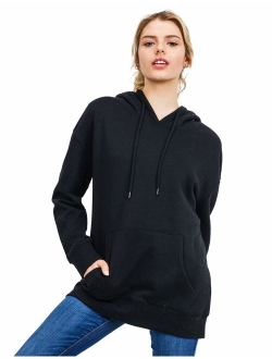 esstive Women's Ultra Soft Fleece Oversized Midweight Casual Solid Pullover Hoodie Sweatshirt