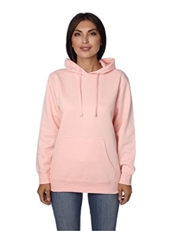 Beverly Rock Women's Plus Size Active Fleece Pullover Hooded Sweatshirt