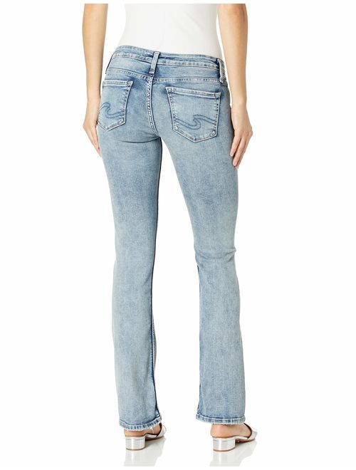 Silver Jeans Co. Women's Tuesday Low-Rise Slim Bootcut Jeans